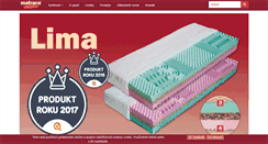 Desktop Screenshot of matrace-drevocal.cz